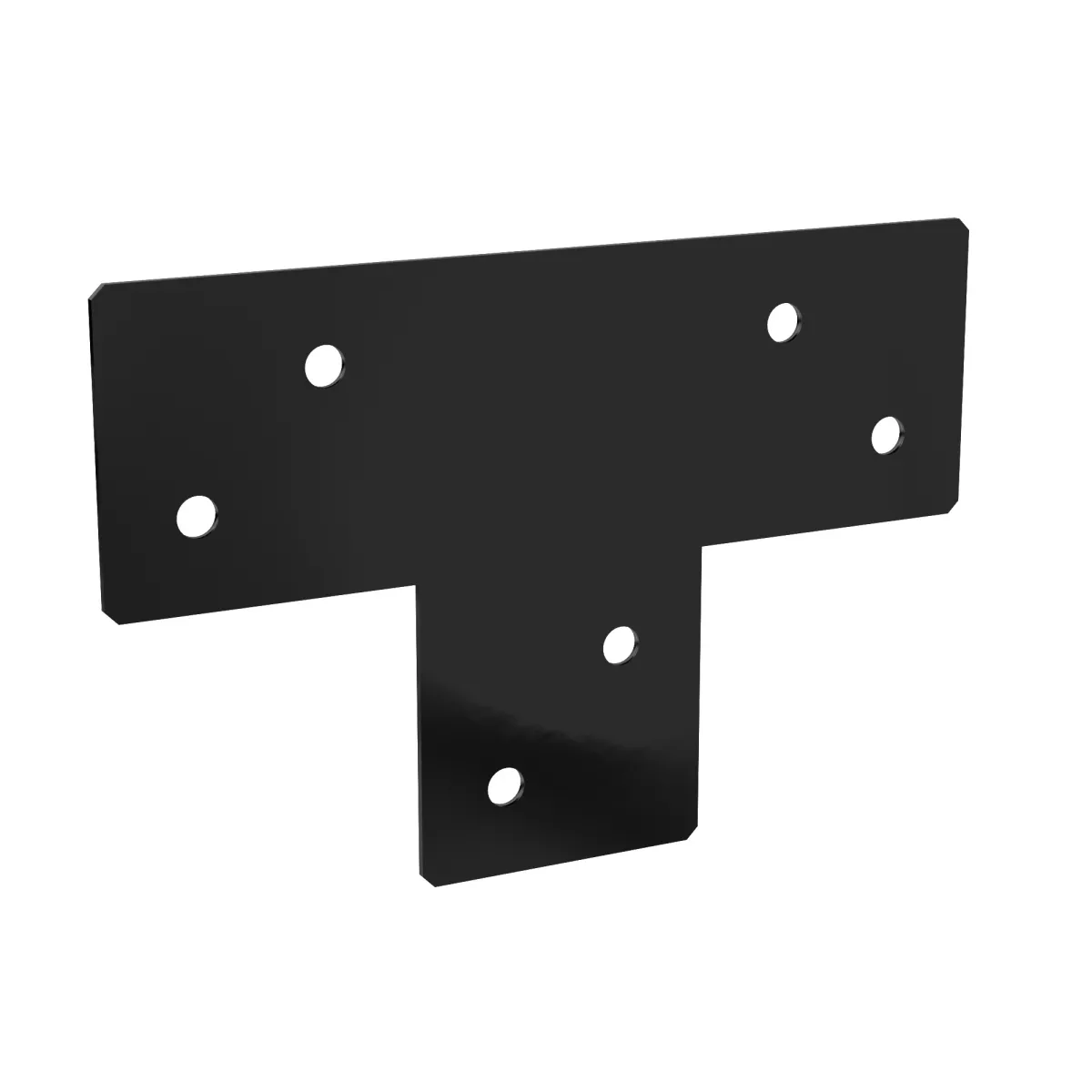 T spojna pločica GPLP85 170x255x2.5mm crna Domax