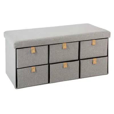 Tabure-kutija sa 6 fioka 76.5x38cm Atmosphera Createur Dinterieur