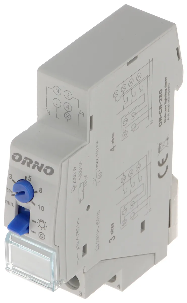 Tajmer za osvjetljenje max 2300W  IP20 Orno
