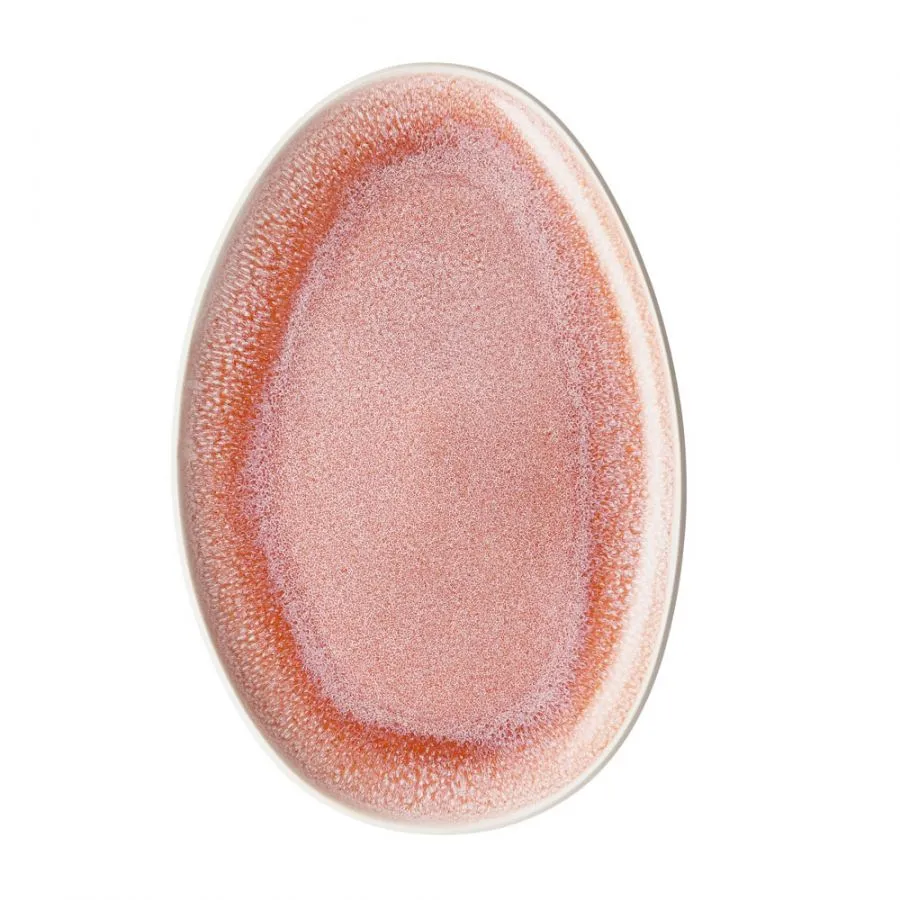 Tanjir za posluživanje 25cm Junto Rose Quartz rozi Rosenthal