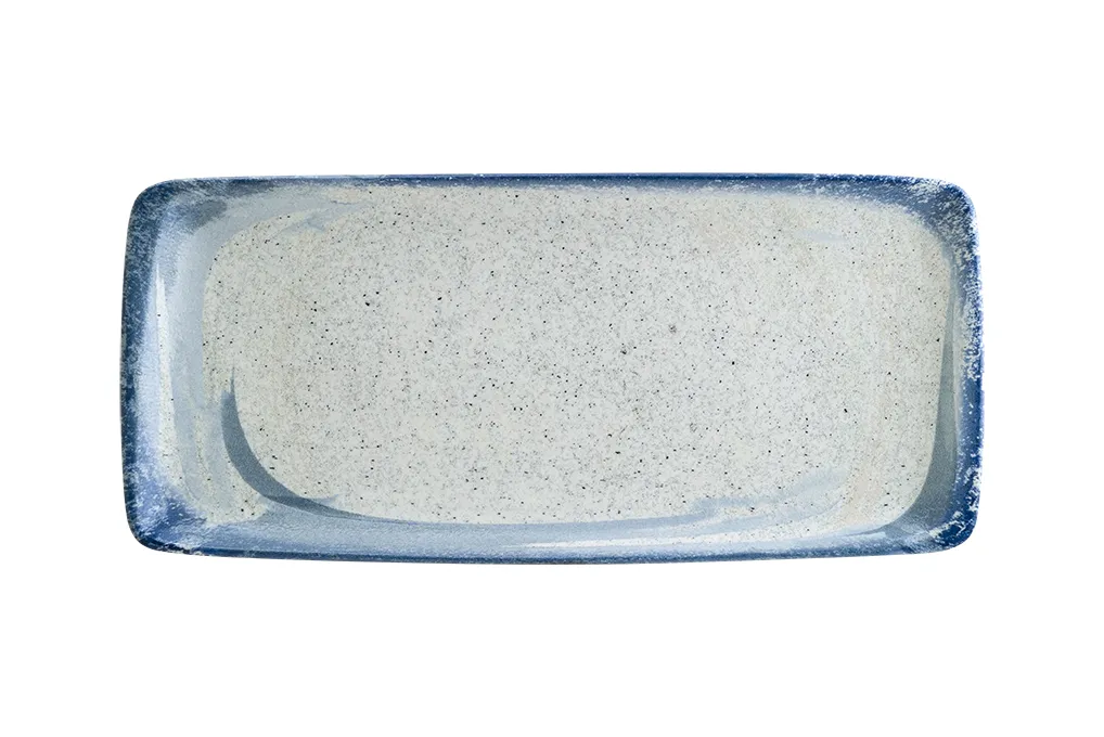 Tanjir za posluživanje Harena Moove 34x16cm plavo-beli Bonna