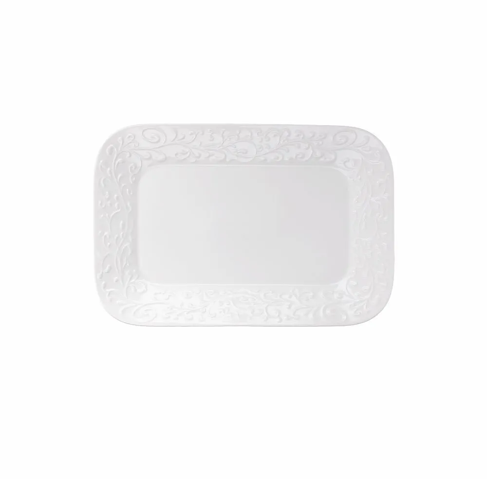 Tanjir za posluživanje Jasmin fi 30x20cm beli Tognana