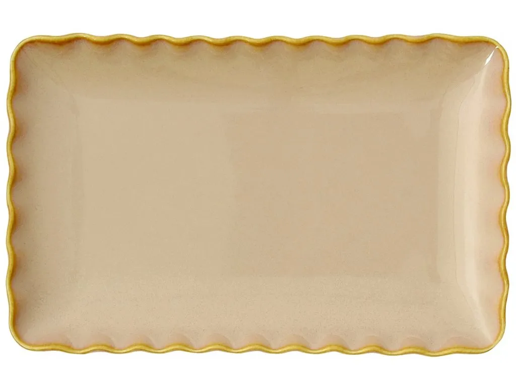 Tanjir za posluživanje Onde 20x13cm bež Easy Life