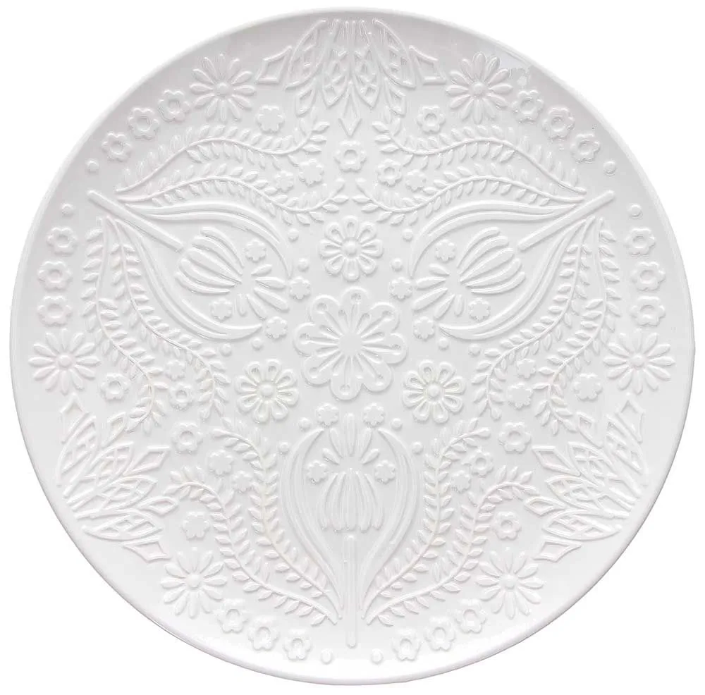 Tanjir za posluživanje Ornament Copenaghen fi 30cm beli Tognana