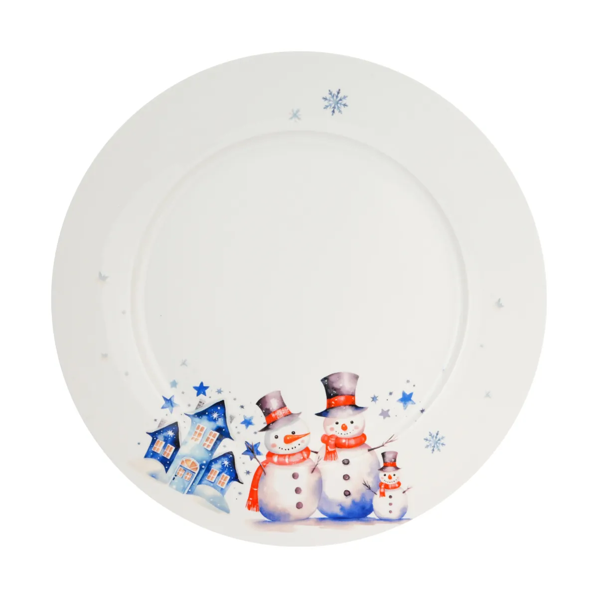 Tanjir za posluživanje Snowman fi 27cm u poklon pakovanju Duo