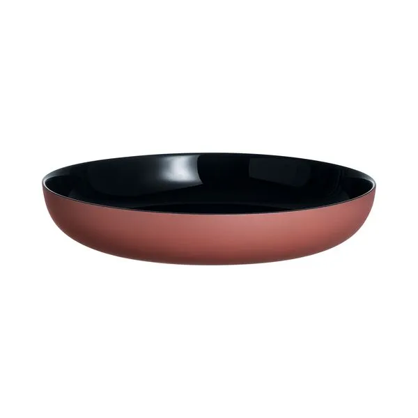 Tanjir za posluživanje Vicky fi 21cm terakota/crni Luminarc