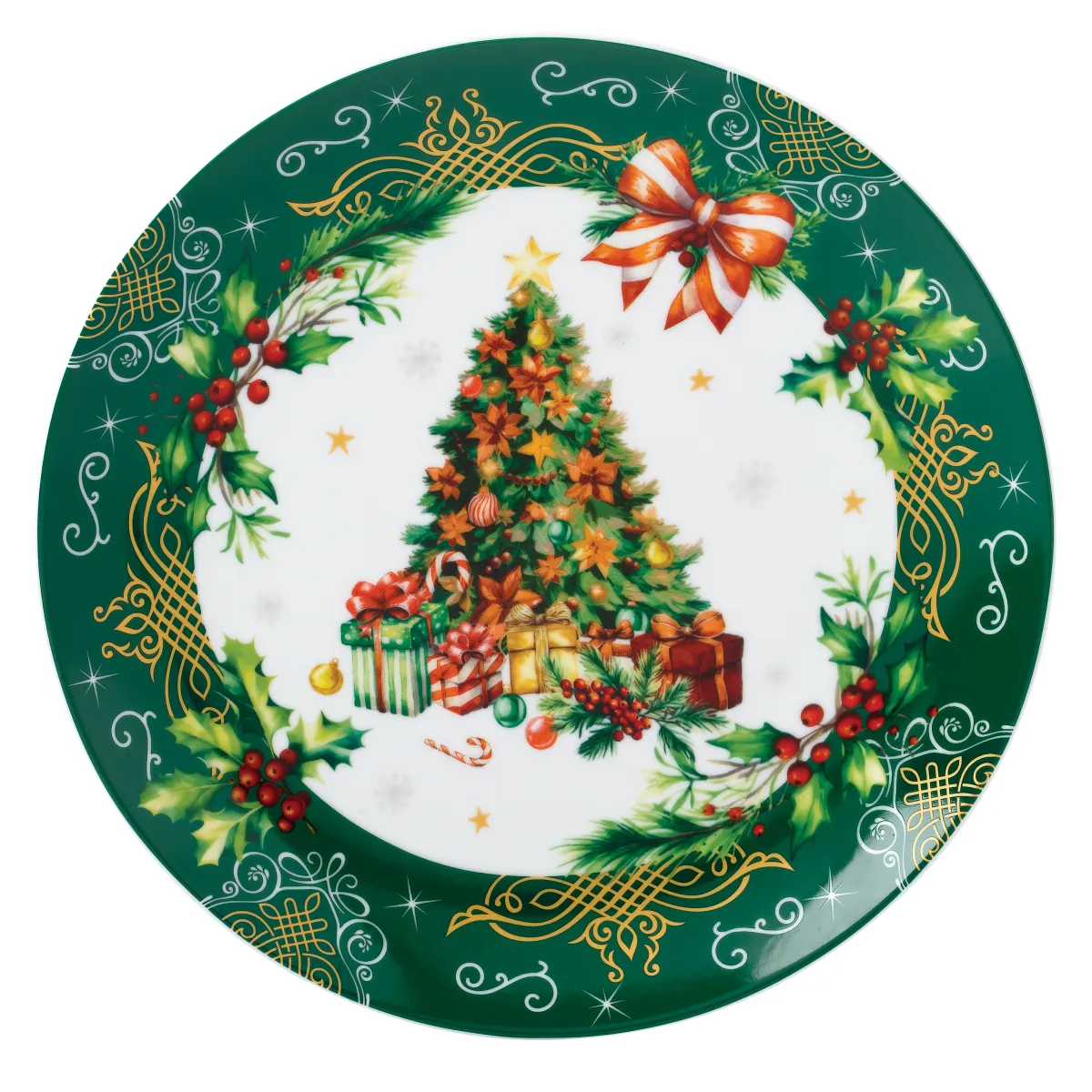 Tanjir za posluživanje Winter Holiday fi 30cm u poklon pakovanju