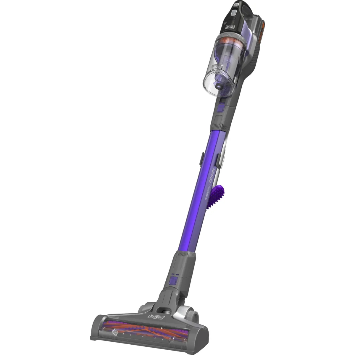 Štapni usisivač akum. 18V 2Ah ljubičasti Black+Decker