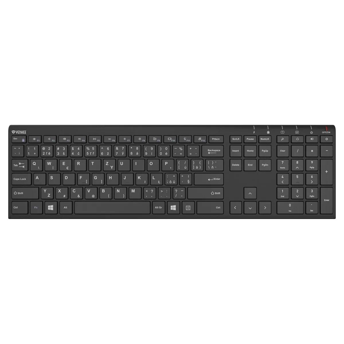 Tastatura sa USB priključkom YKB 2000 CSBK crna Yenkee