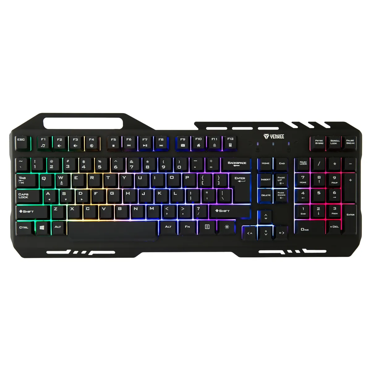 Tastatura Shadow YKB 3200 sa pozad. osvetljenjem crna Yenkee