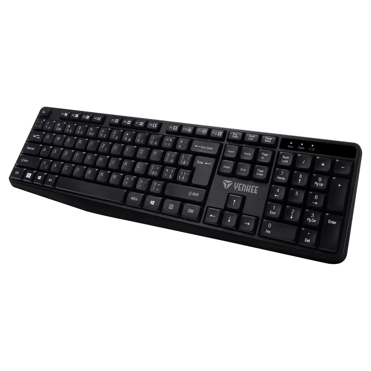 Tastatura wireless Prime 2.4G YKB 2020CS crna Yenkee