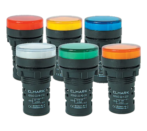 Taster sa LED indikatorom AD56D-22-PG-230C