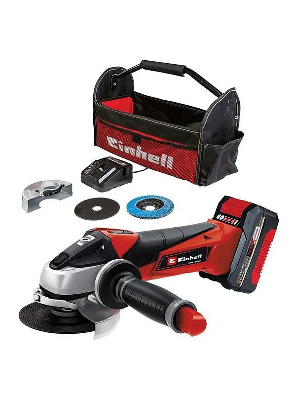 TE-AG 18/115 Li Kit Akum. brusilica 18V 1x4.0Ah Expert Einhell