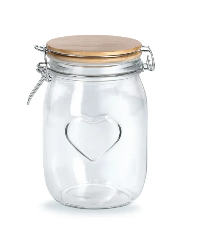 Tegla za zimnicu Heart 1l sa poklopcem transp. Zeller