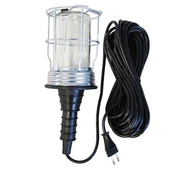 Štek lampa 60W E27 + 5m kabla 2x0.75mm sa zaštitnom korpom