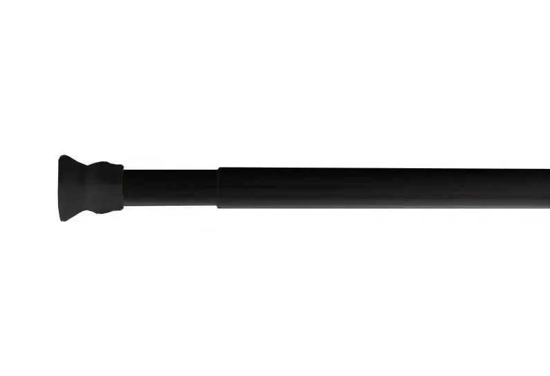Teleskopska šipka za zavesu 70-115cm fi 25mm crna Ridder