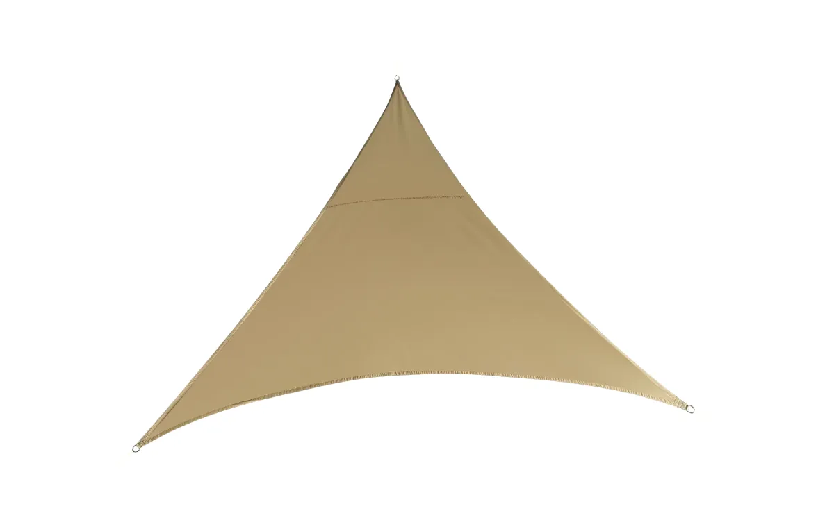 Tenda trouglasta 360x360cm 150g/m2 sa D prstenom bež Ningbo