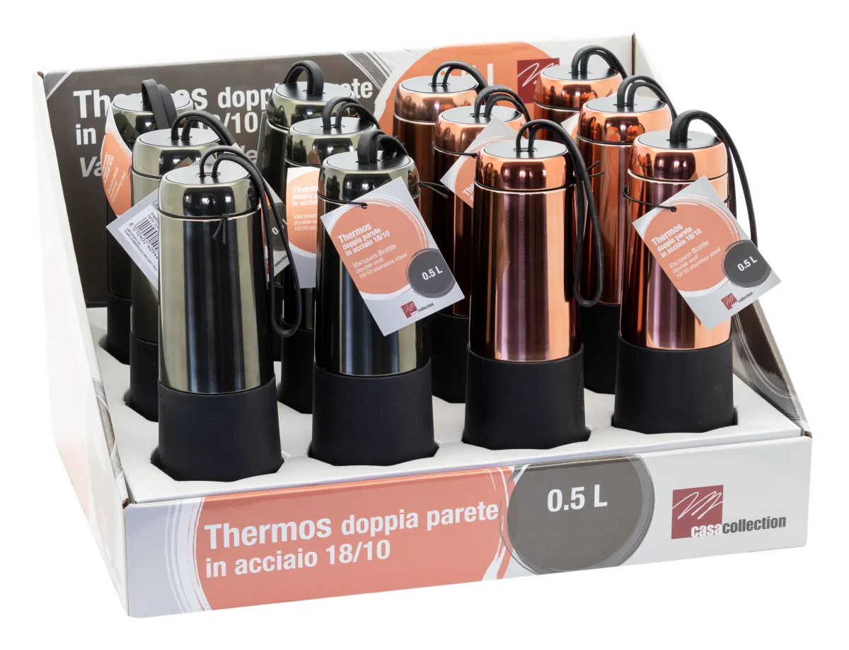 Termos boca 0.5l inoks sort M-casa collection