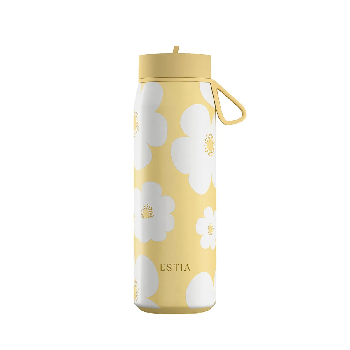 Termos boca Pulse Save the Aegean 500ml Daisy žuta/bela sa slamč. Estia