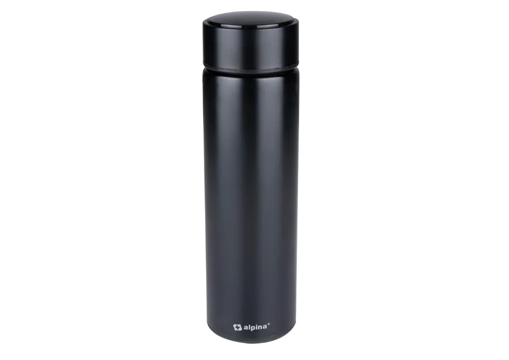 Termos flaša 480ml sa digitalnim indikatorom temperature crna Alpina