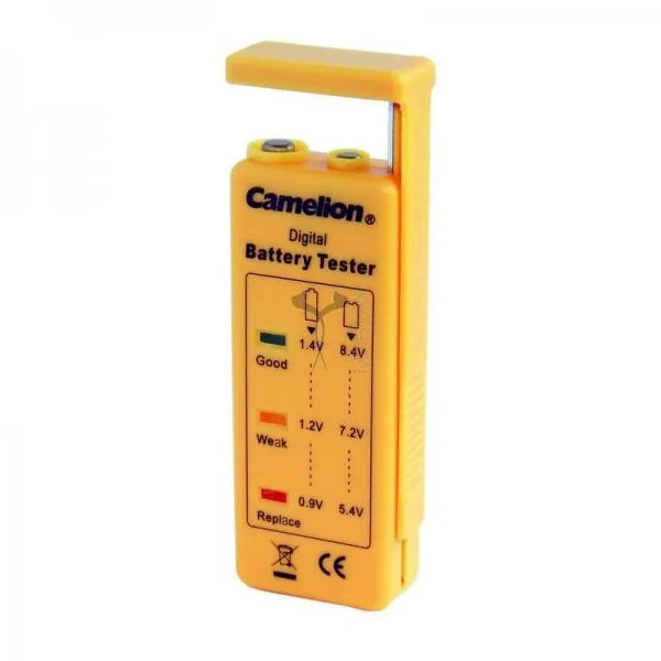 Tester baterija BT-0503 - za AAA/AA/C/D 9V baterije Camelion