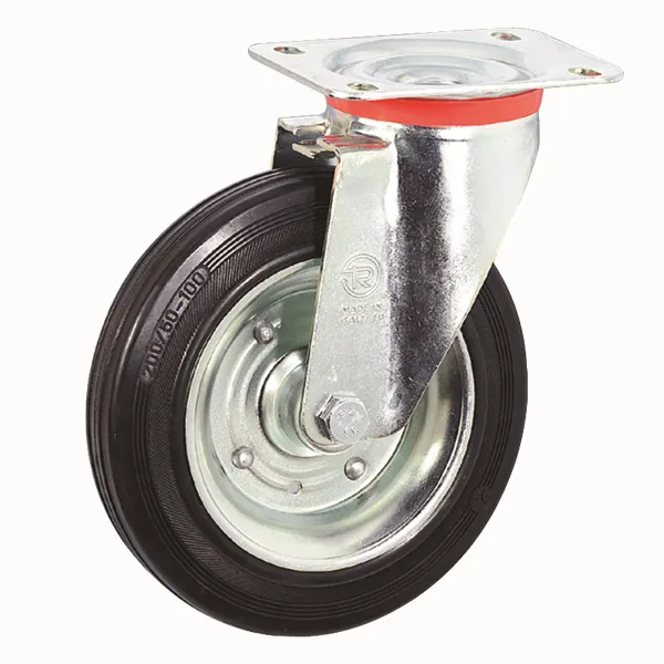 Točak gumeni fi 150mm ploča okretni Tellure