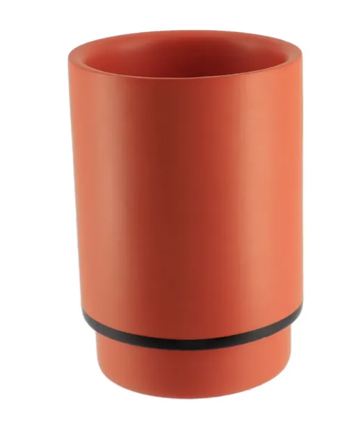Toaletna čaša 10.2x7.3cm narandžasta/crna Tendance