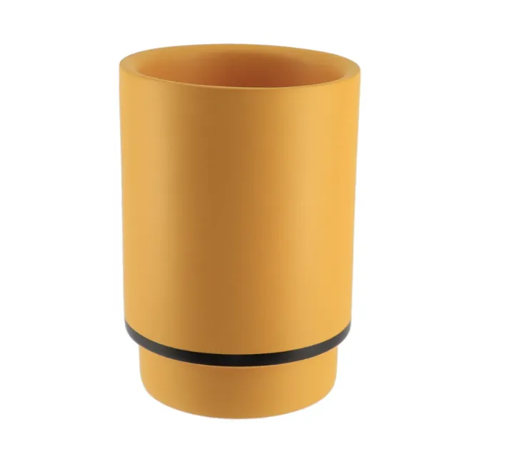 Toaletna čaša 10.2x7.3cm žuta/crna Tendance
