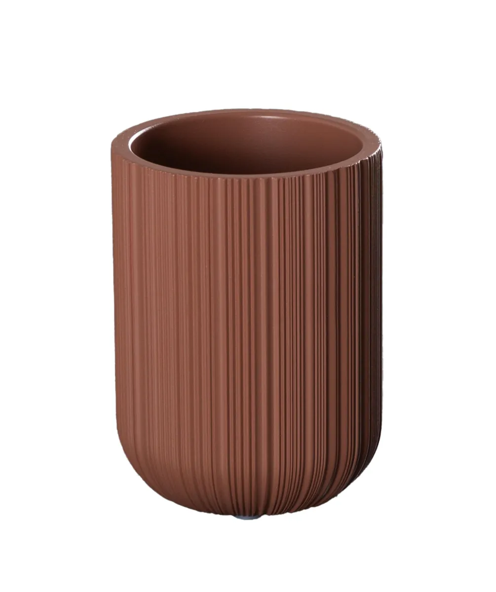 Toaletna čaša Aida fi 8x10cm boja kafe Ridder