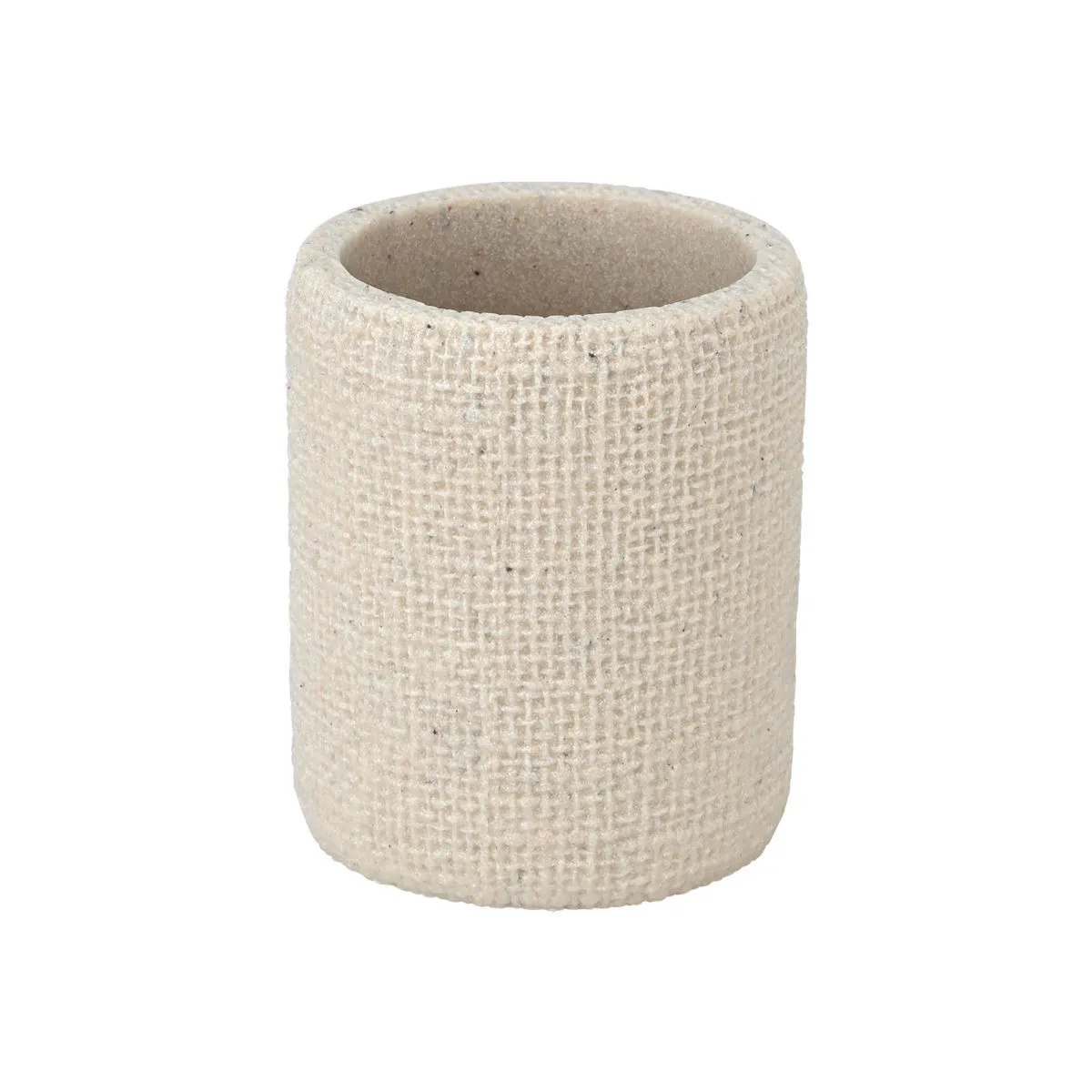 Toaletna čaša Jute fi 7.5x9cm bež Estia