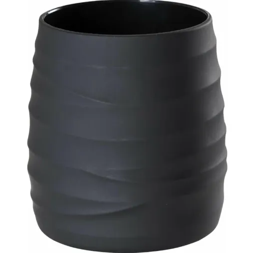 Toaletna čaša Orely fi 8x9cm crna Ridder