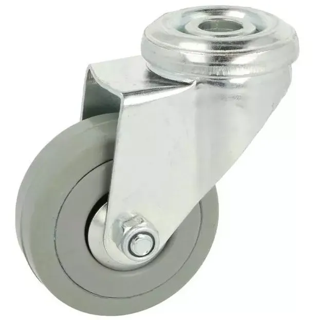Točkić fi 50mm rupa fi 10.50mm sivi  Siso