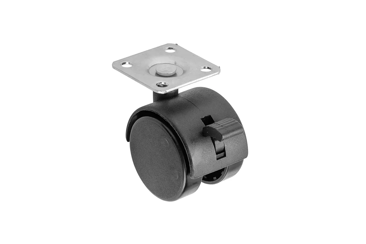 Točkić za nam. fi 50 ploca 38x38mm sa kočnicom GTV