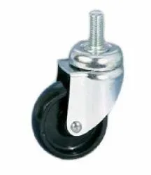 Točkić za nam. fi 50mm sa navojem M10 pvc crni Tellure