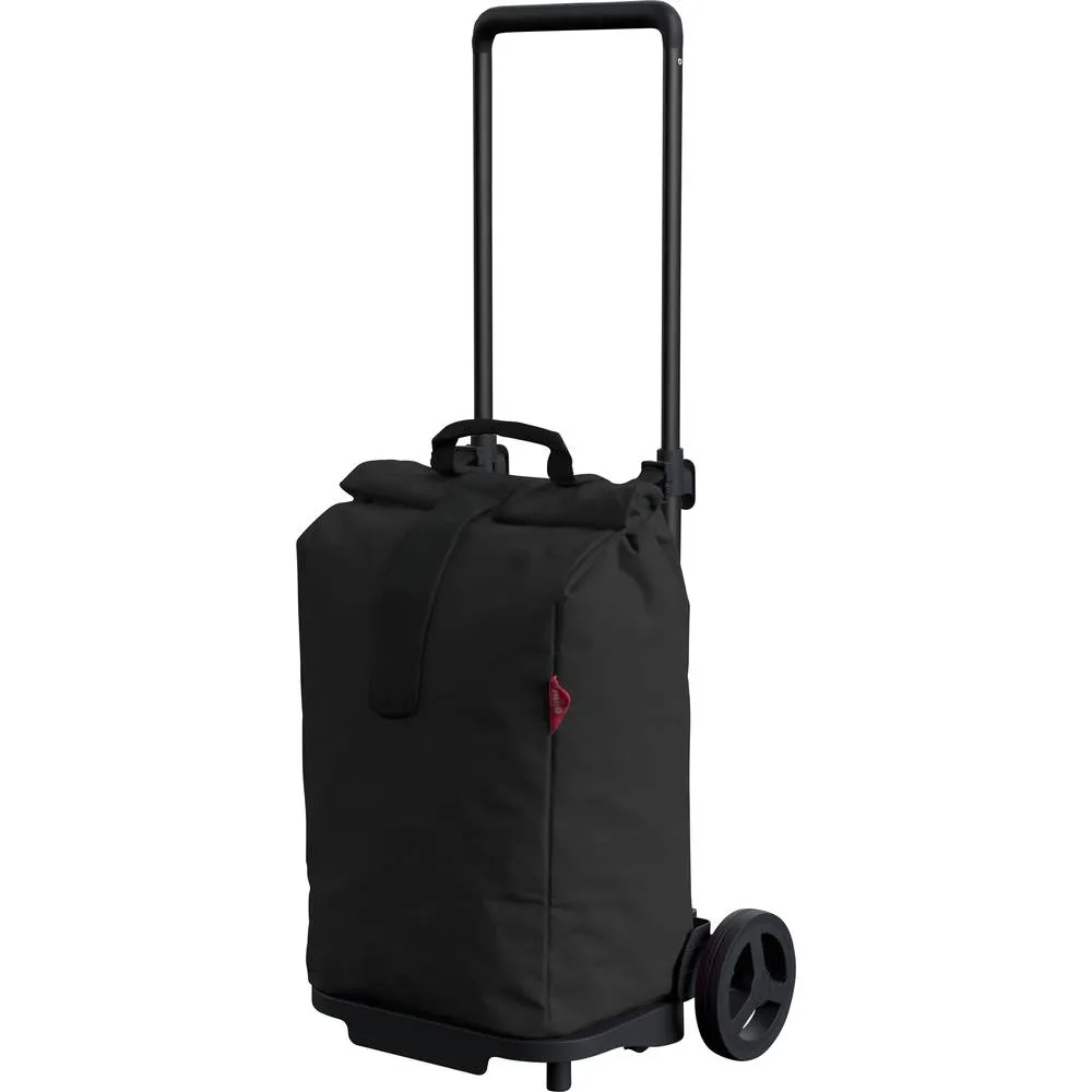 Torba za kupovinu Sprinter crna na točkićima 34.5x10x64cm Gimi