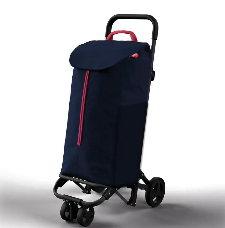 Torba za kupovinu TWIN teget na točkićima 31x13.5x95.5cm Gimi