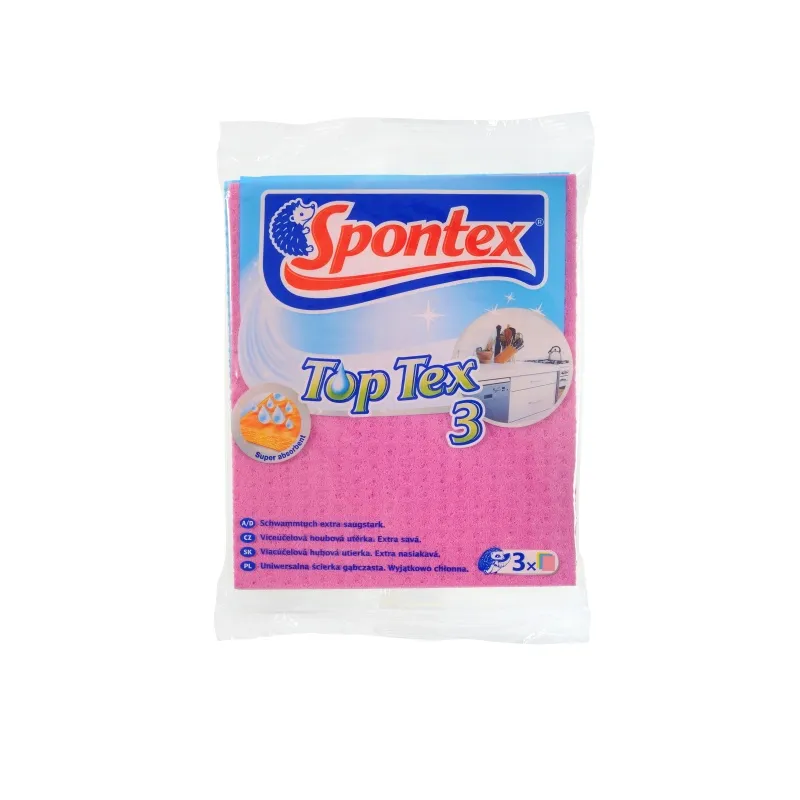 Truleks krpa 15.5x18.5cm Top Tex 3/1 sort Spontex