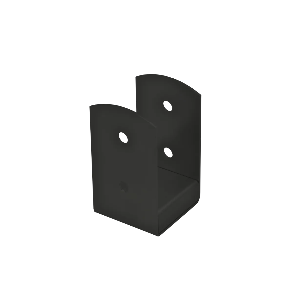 U držač grede PSOL70C 71x71x120x2.5mm crni Domax