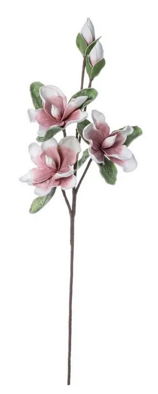 Ukrasni cvet Magnolia h 95cm rozi/zeleni Bizzotto