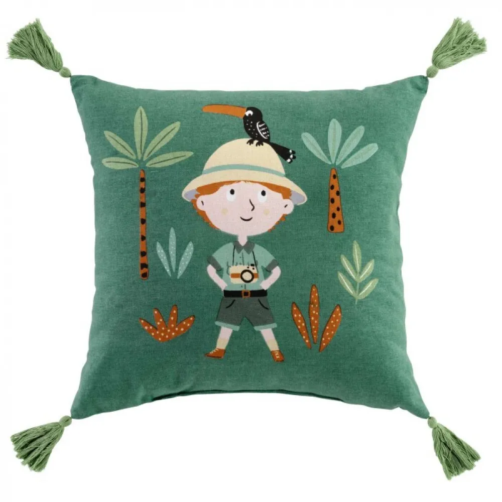 Ukrasni jastuk Leo explorer 40x40cm zeleni Douceur d Interieur