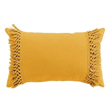 Ukrasni jastuk Salma 30x50cm sa resama žuti Douceur d Interieur
