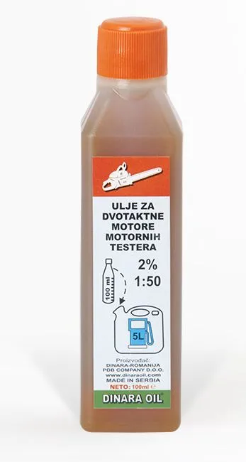 Ulje za dvotaktne motore testera DVOTAKTOL 100ml Dinara Oil