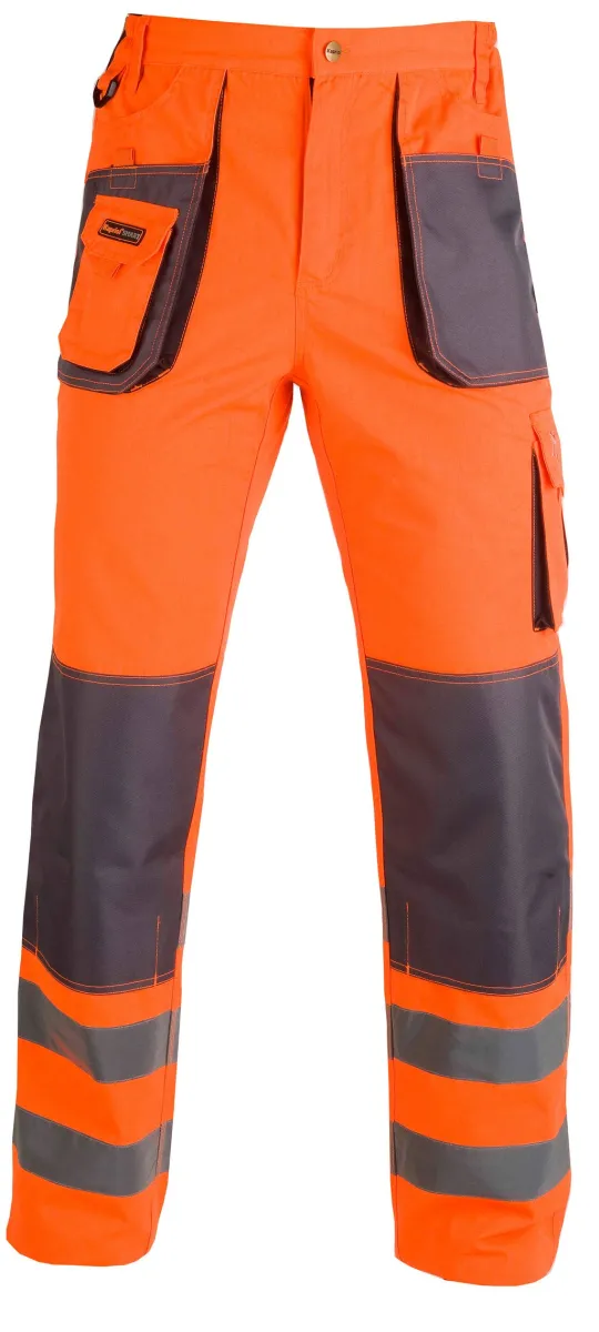 Upozorne pantalone vel. M fluor. narandž.