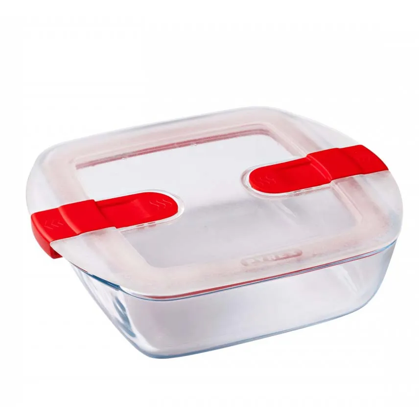 Vatrost. četvrtasta posuda 20x17cm sa pvc pokl. Pyrex