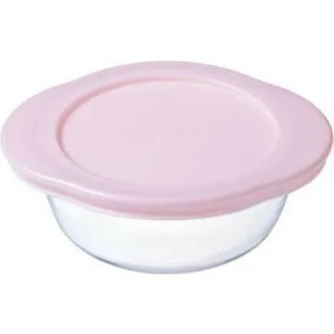 Vatrost. činija My first 0.35L 15cm sa pokl. roza Pyrex