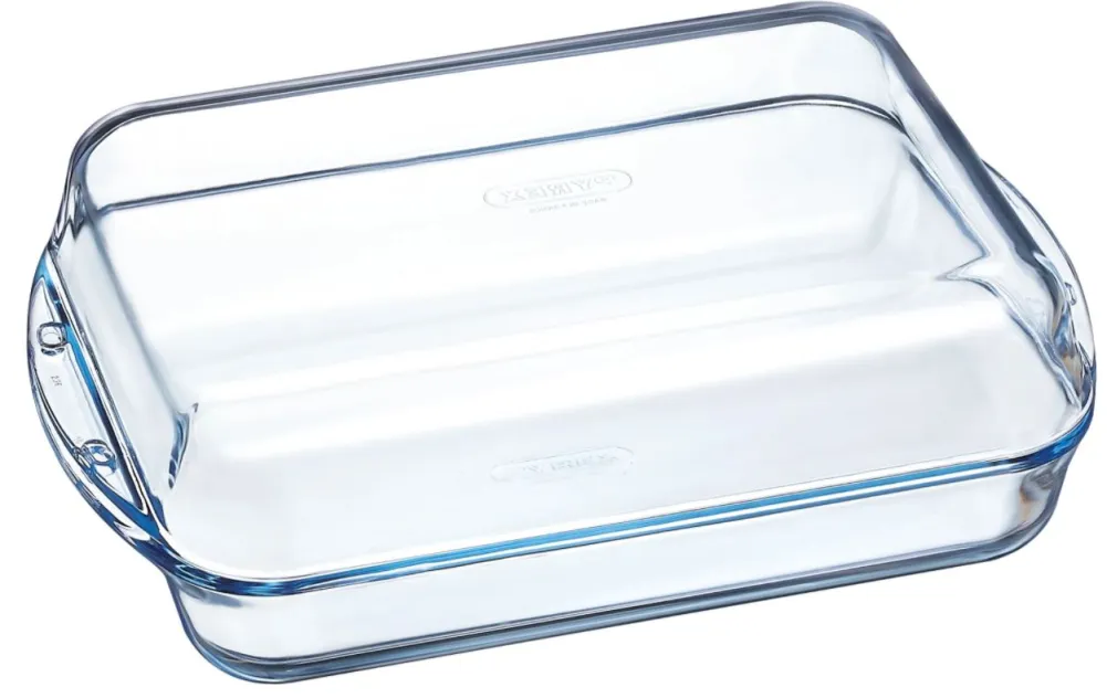 Vatrost. pekač Essentials 2.6l sa pokl. 2.6l i ručkama 35x22cm Pyrex