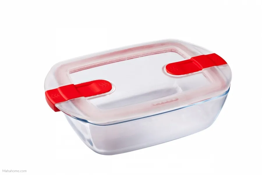Vatrost. pravougaona posuda 28x20cm sa pvc pokl. Pyrex