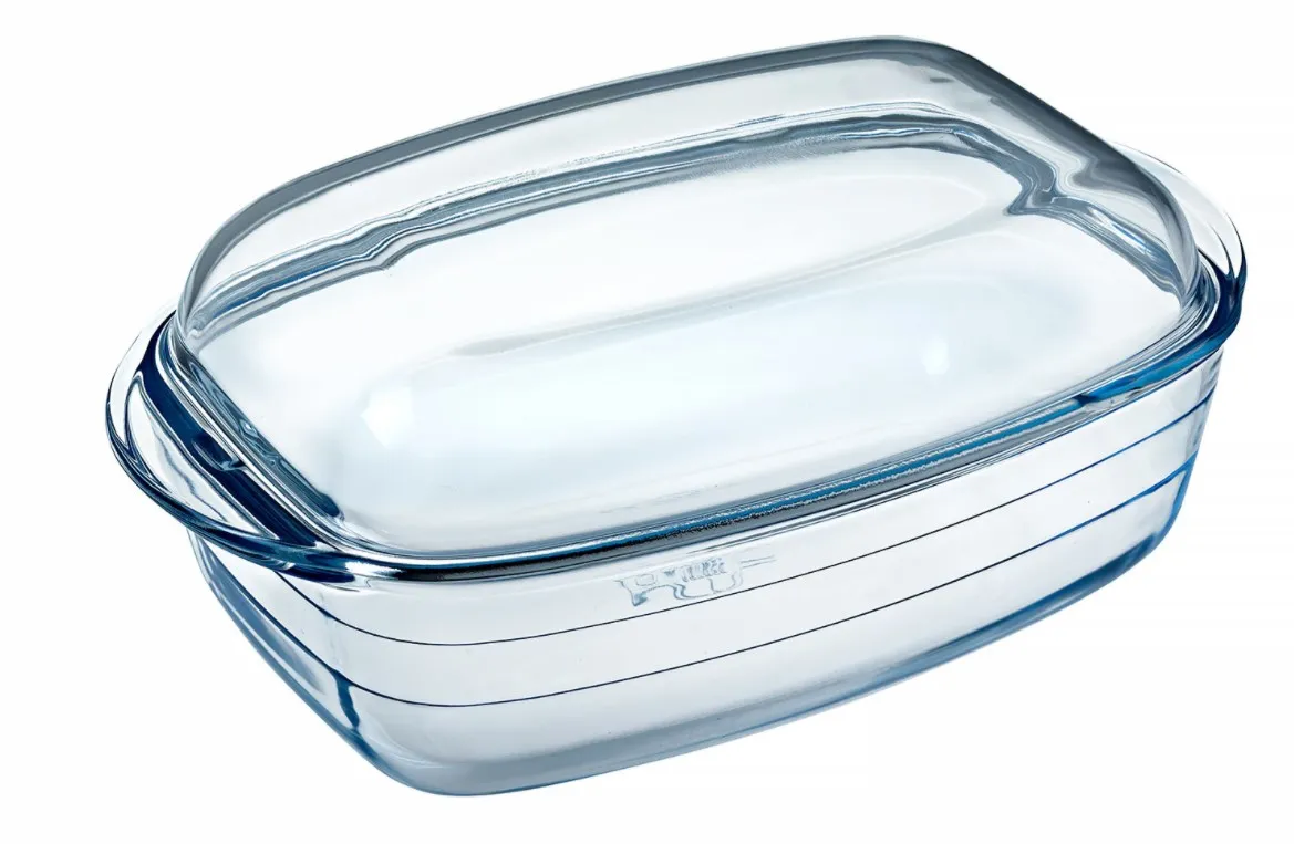 Vatrostalni pekač 4.3l+2.2l sa poklopcem i ručkama Ocuisine