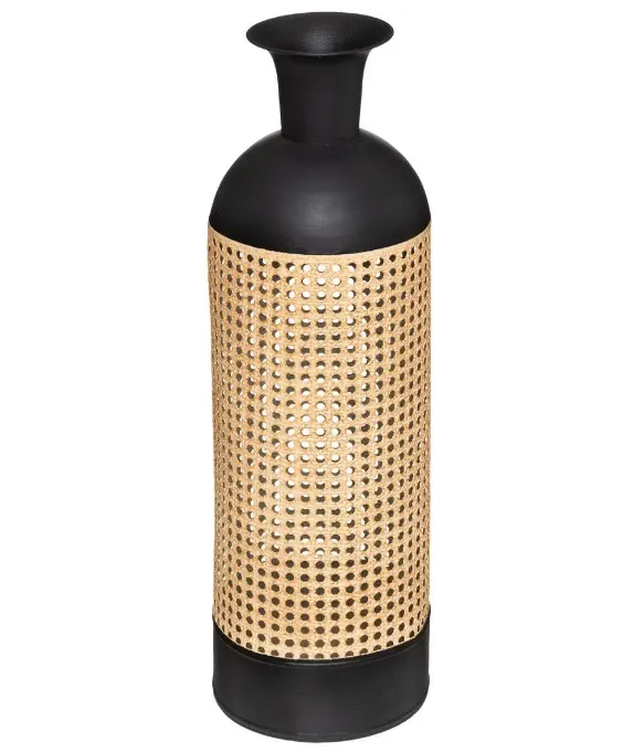 Vaza Ardela 18.5x60.5cm crna Atmosphera Createur Dinterieur