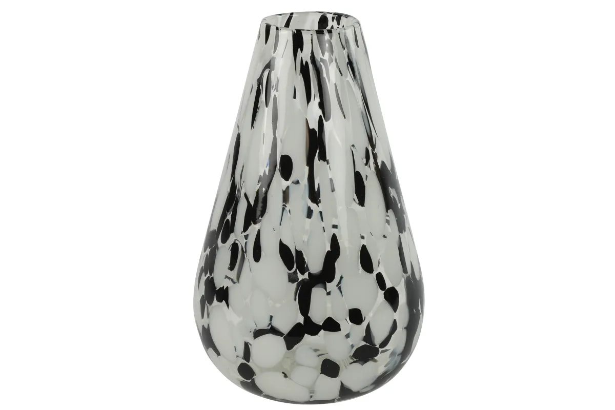 Vaza Bilbao 26cm crno-bela Countryfield